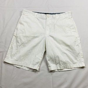 J Crew Shorts Mens 33 White Stretch Golf 9 Inch Inseam Minimalist Preppy Chino